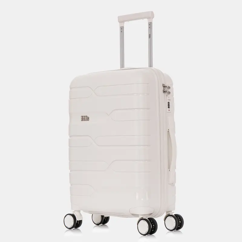 1990s Maleta mediana extensible 65cm - Bass (Blanco)