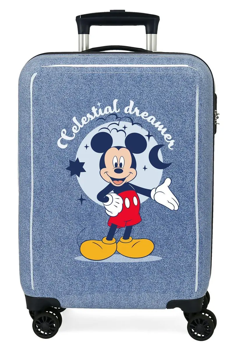 2071743 TROLLEY ABS 55CM.4R. MICKEY CELESTIAL DREAMER DENIM