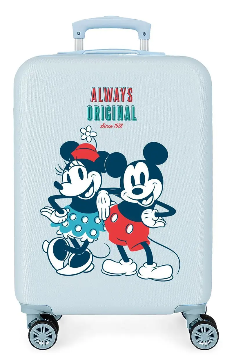 2321724 TROLLEY ABS 55CM. 4R. MICKEY ALWAYS ORIGINAL AZUL CL