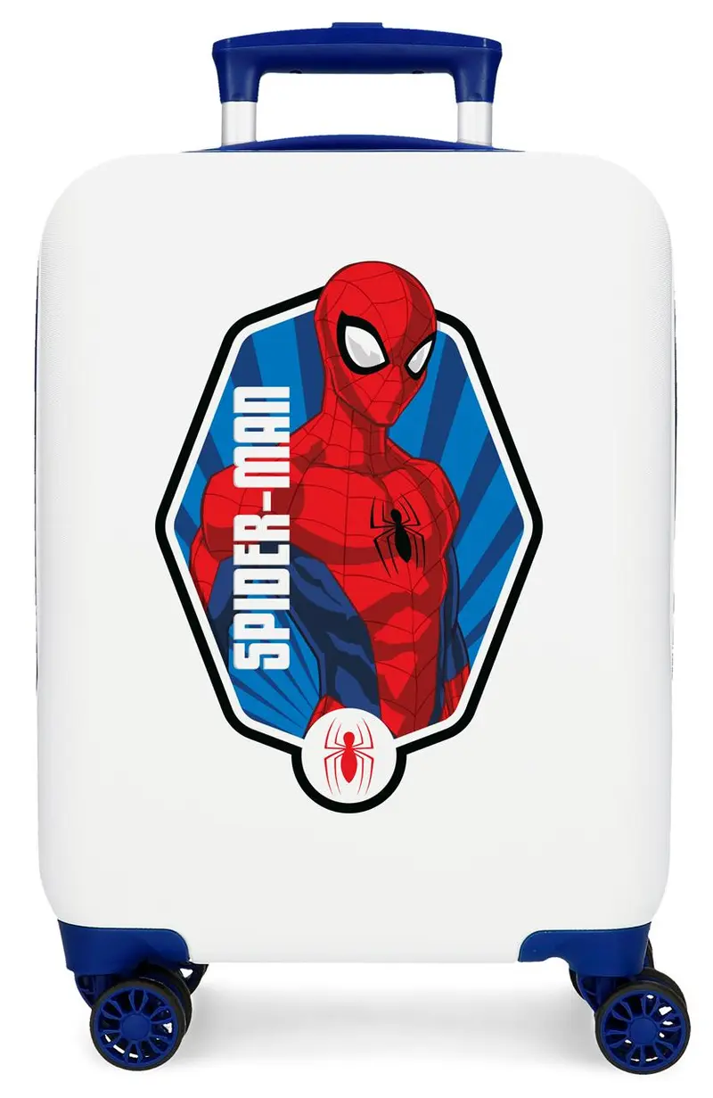 2411367 TROLLEY ABS 50CM.4R. SPIDERMAN BRAVE BLANCO