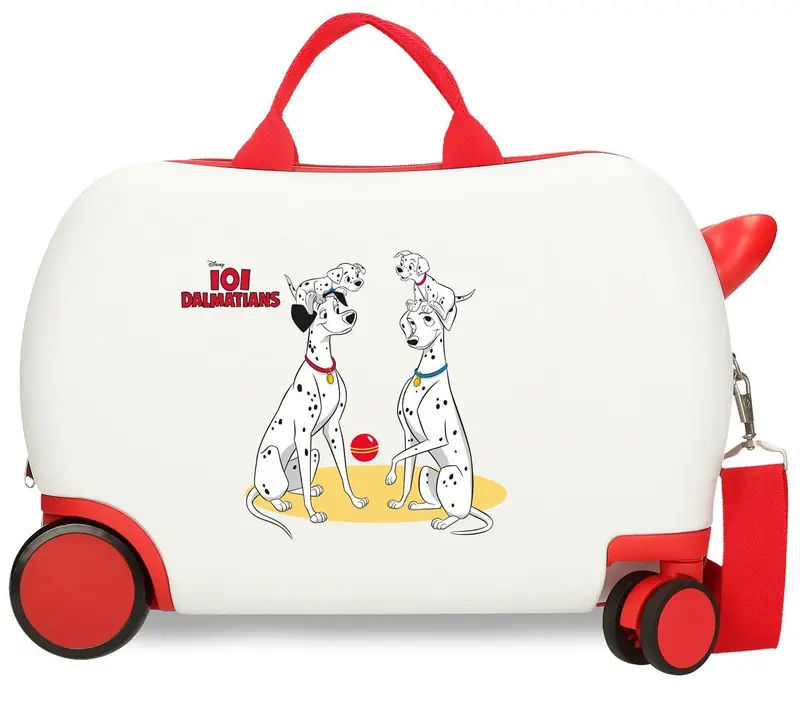 2651025 MALETA INF.ABS 4R.(2 MULTI.) 45CM.DALMATAS FAMILY