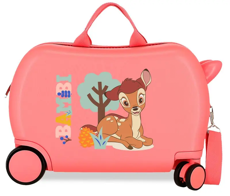 2661025 MALETA INF.ABS 4R.(2 MULTI.) 45CM. BAMBI CORAL