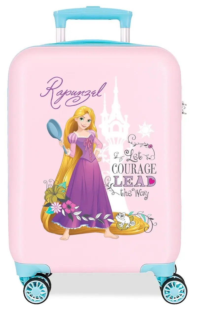 2671321 TROLLEY ABS 50CM. 4R. RAPUNZEL ROSA