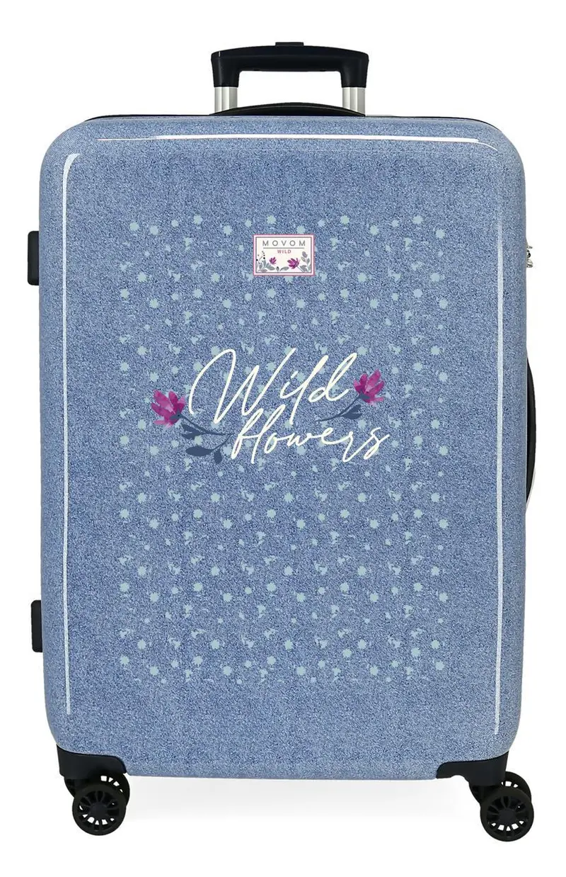 2751821 TROLLEY ABS 68CM. 4R. MOVOM WILD FLOWERS