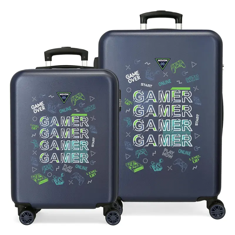 3091441 SET/2 TROLLEY ABS 55-65CM. 4R. MOVOM GAME OVER MARIN