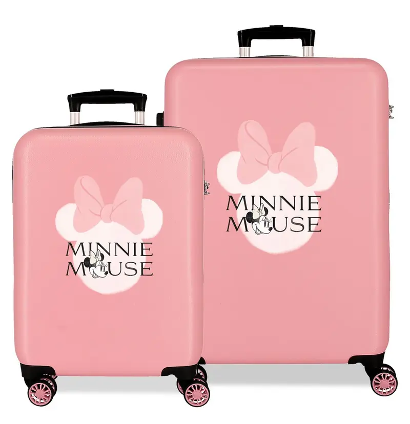 3141441 SET/2 TROLLEY ABS 55-65 CM. 4R. MINNIE HEADS