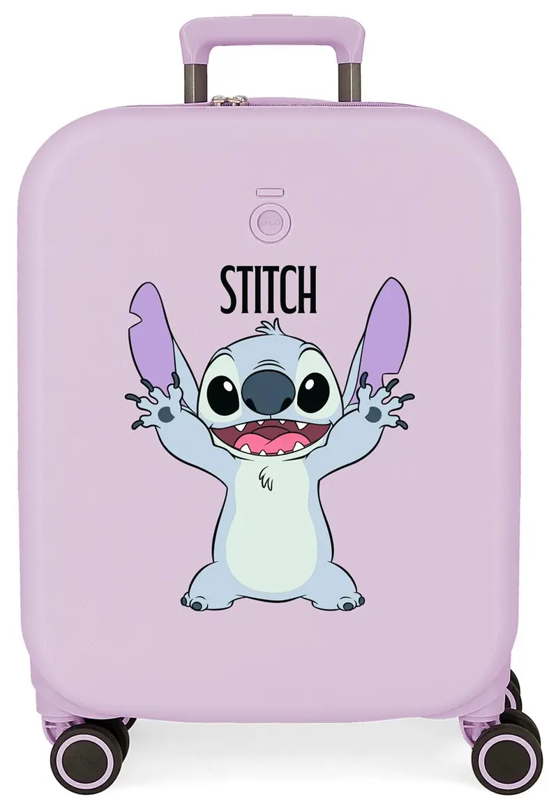 3198644 TROLLEY ABS 55CM.C/EXP. 4R. ENSO STITCH PLAYFUL LILA