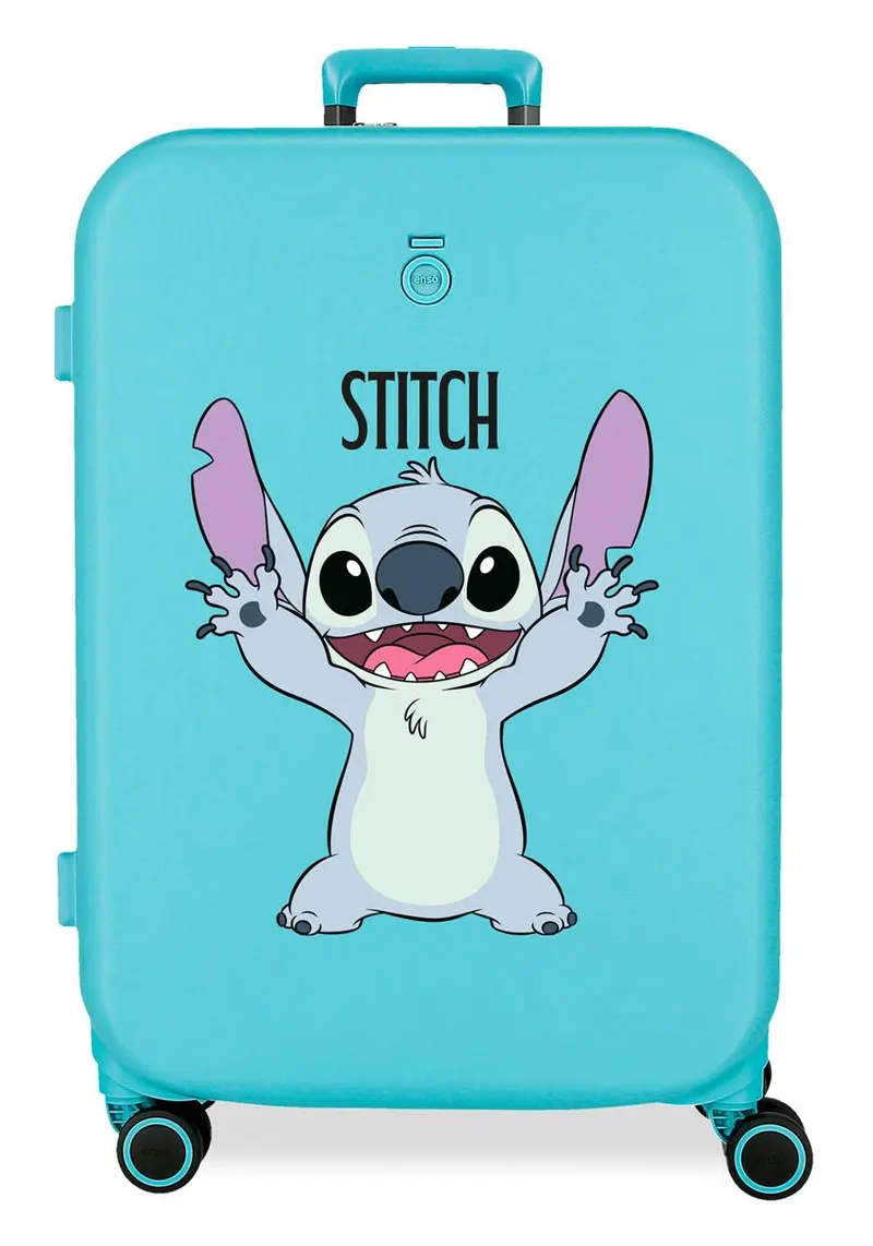 3199246 TROLLEY ABS 70CM.4R.ENSO STITCH PLAYFUL AZUL TURQUES