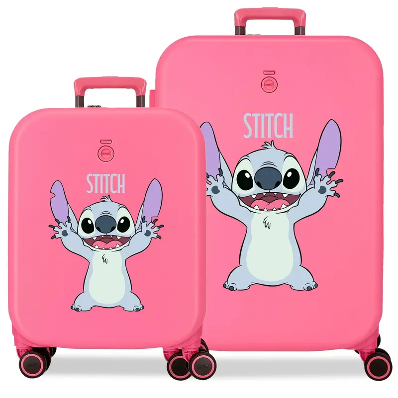 3199545 SET/2 TROLLEY ABS 55-70CM.4R.ENSO STITCH PLAYFUL FUC