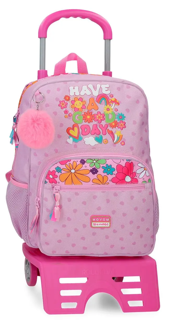 32422T2 MOCHILA ADAP. 38CM. C/CARRO. MOVOM GOOD DAY
