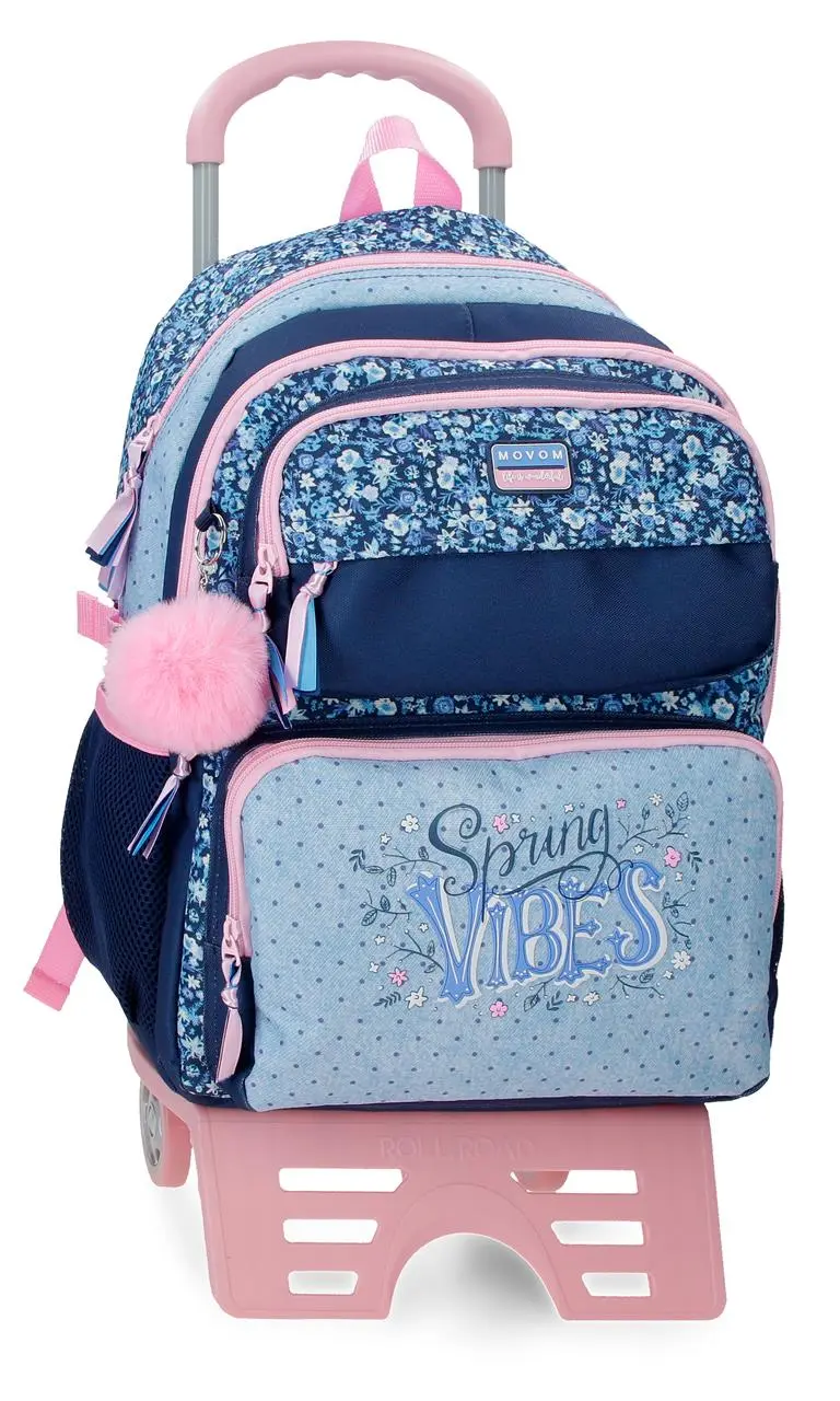 32624T1 MOCHILA ADAP. 45CM 2C. C/CARRO. MOVOM SPRING VIBES M
