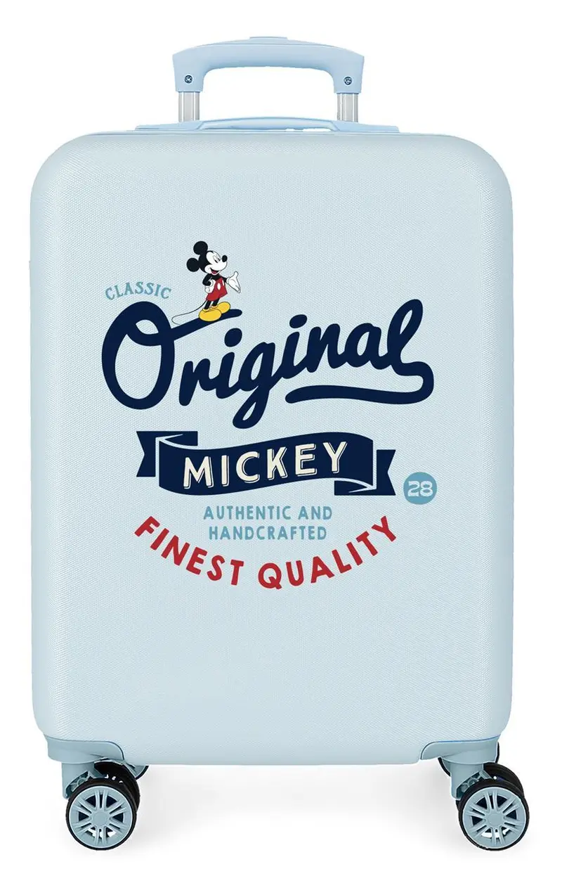 3421728 TROLLEY ABS 55CM. 4R. MICKEY ORIGINAL CLASSIC AZUL