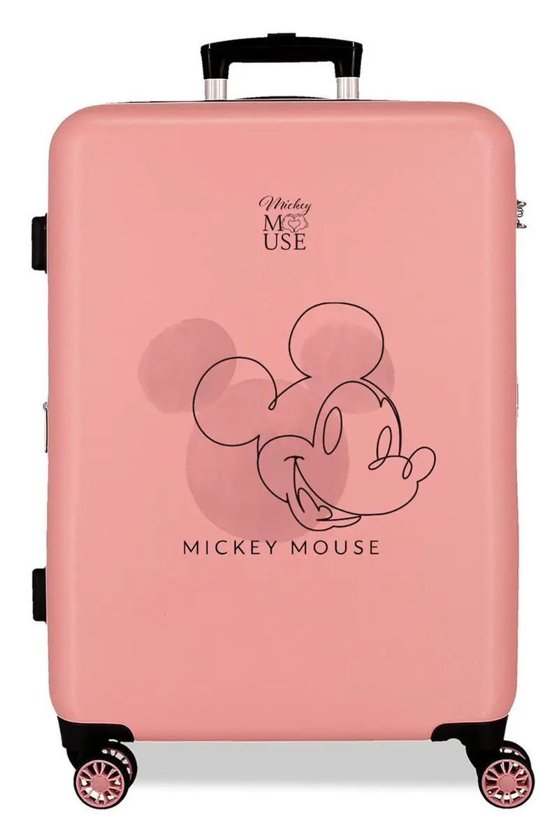 3471821 TROLLEY ABS 68CM.4R. MICKEY OUTLINE