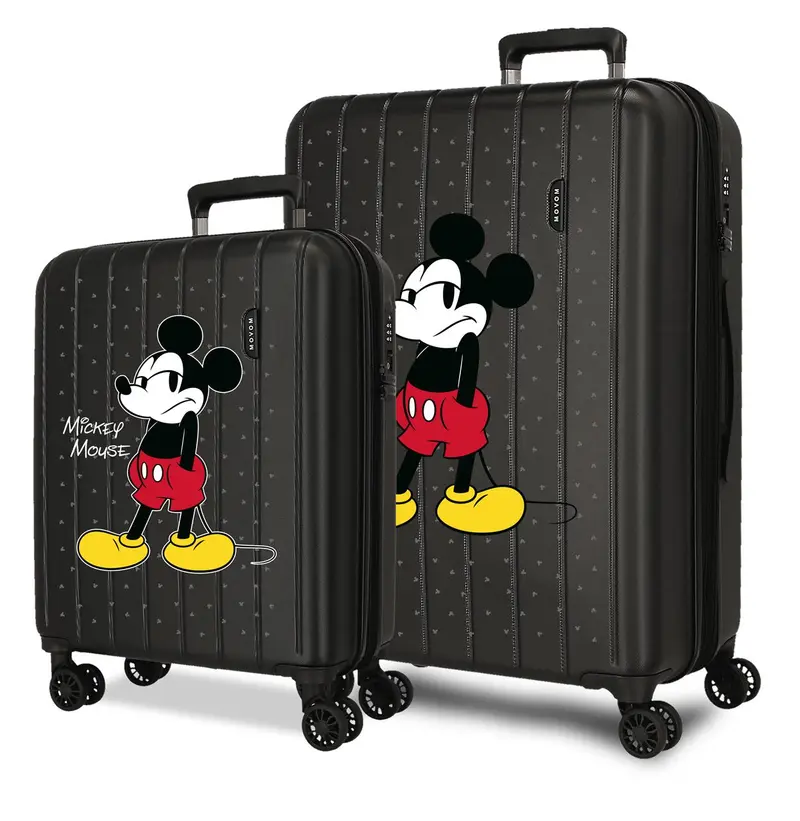 3518941 SET/2 TROLLEY ABS 55-65CM.4R.C/EXP. MICKEY WAITING N