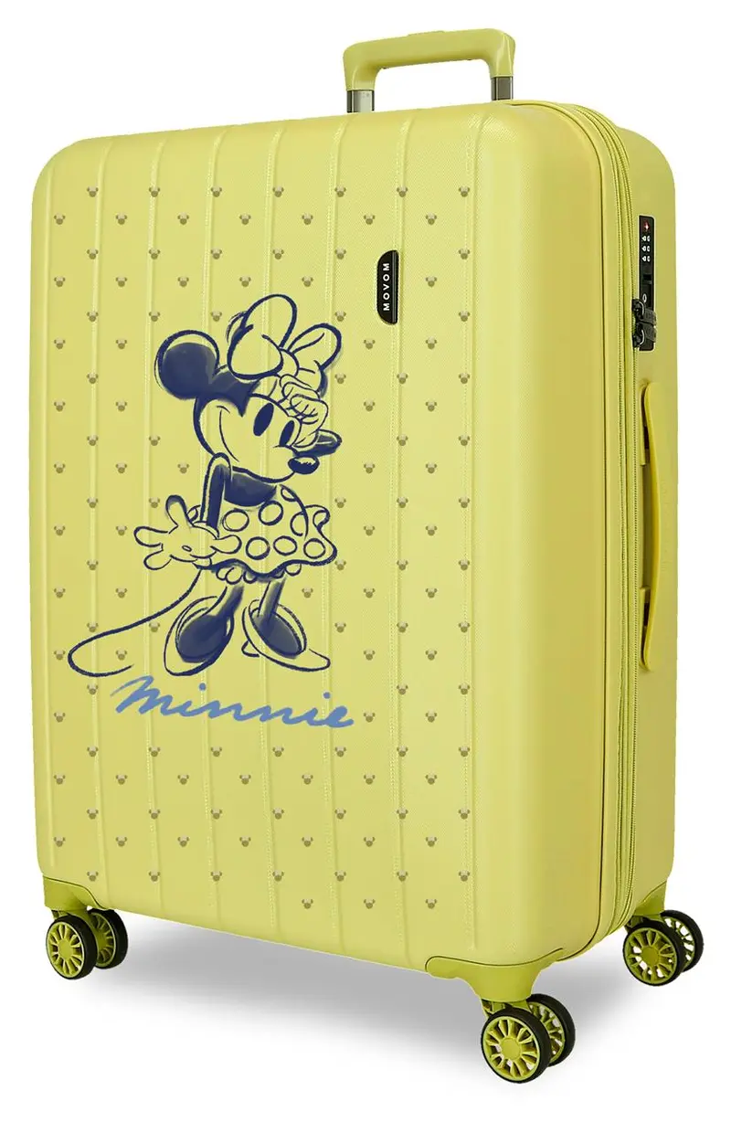 3519243 TROLLEY ABS 68CM. C/EXP. 4R. MINNIE LINE AMARILLO