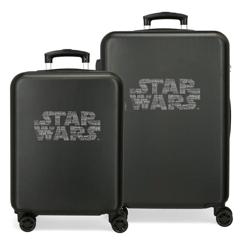 3719724 SET/2 TROLLEY ABS 55-65CM. 4R. STAR WARS LOGO