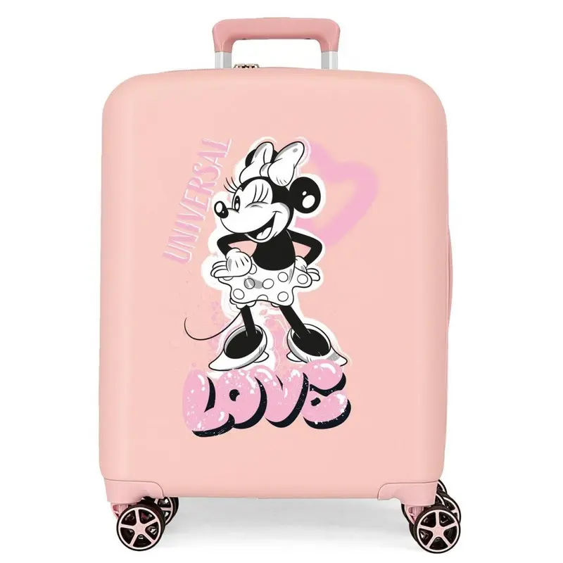 3739424 TROLLEY ABS 70CM.C/EXP. 4R.MINNIE HEART NUDE