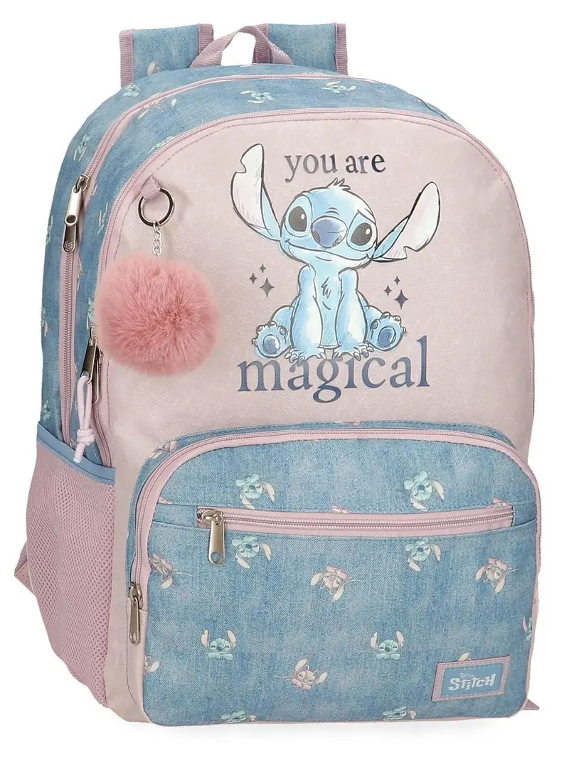 38526D1 MOCHILA ADAP. 44CM.2C. STITCH YOU ARE MAGICAL