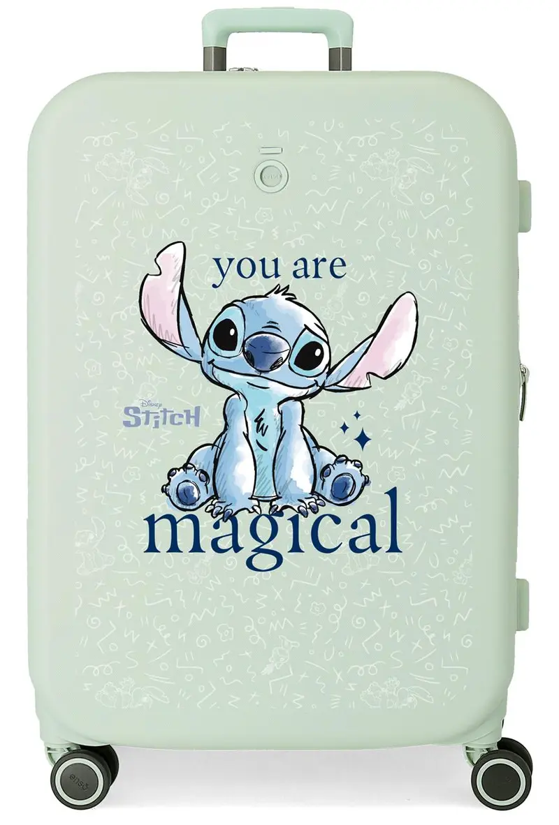 3859227 TROLLEY ABS 70CM.4R.STITCH YOU ARE MAGICAL MENTA