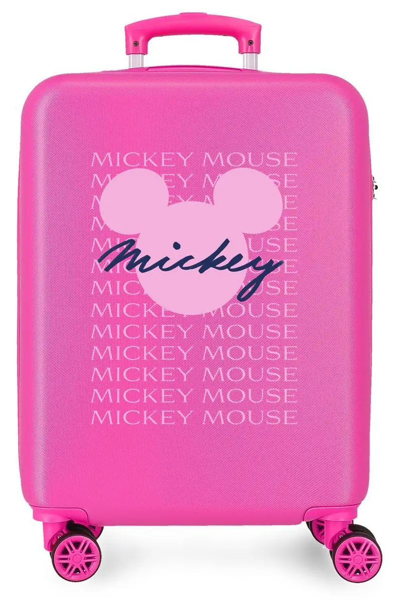 4011142 TROLLEY ABS 55CM.4R. HAVE A GOOD TIME MICKEY SIGNATU