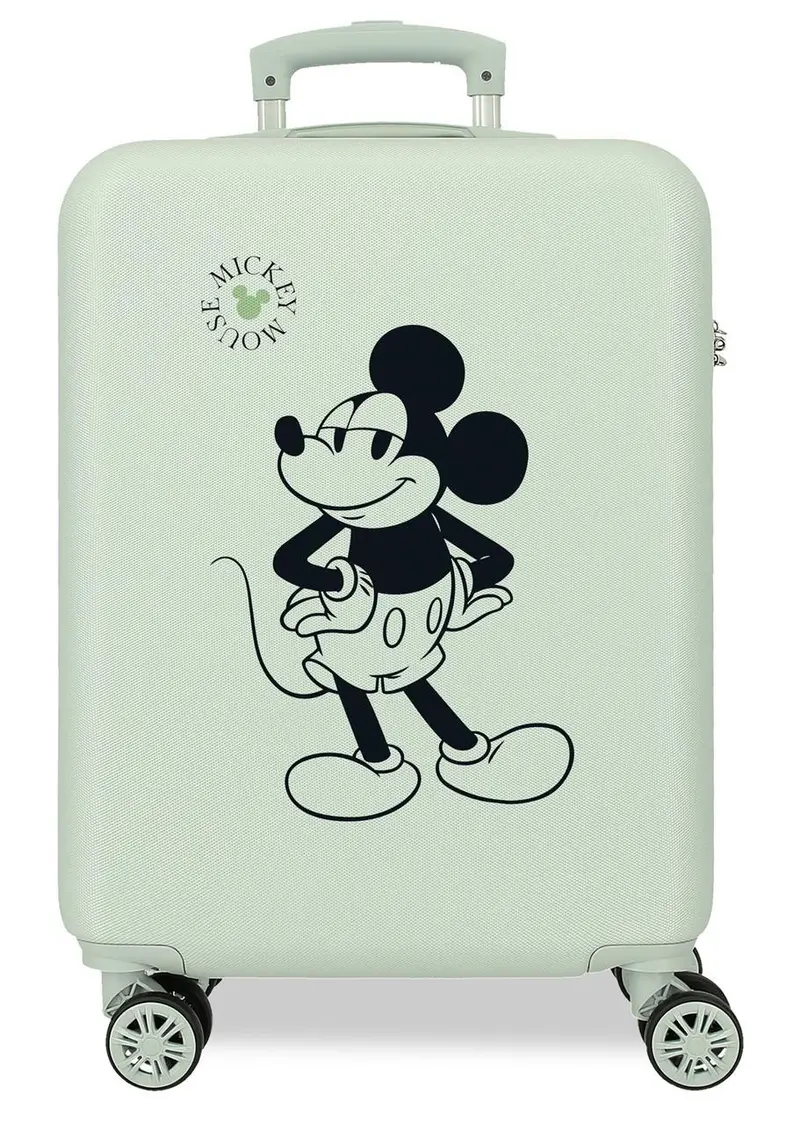 4011146 TROLLEY ABS 55CM. 4R. MICKEY SMUG MENTA