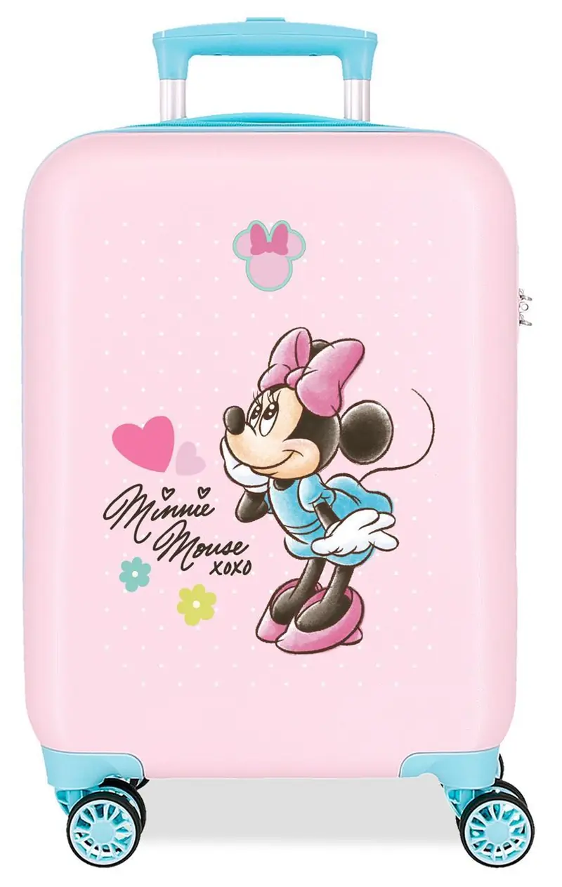 4231343 TROLLEY ABS 50 CM.4R. MINNIE IMAGINE ROSA