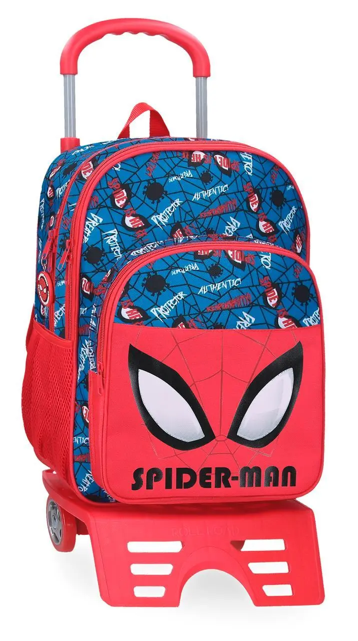 42524T1 MOCHILA ADAP. 40CM 2C. C/CARRO. SPIDERMAN AUTHENTIC