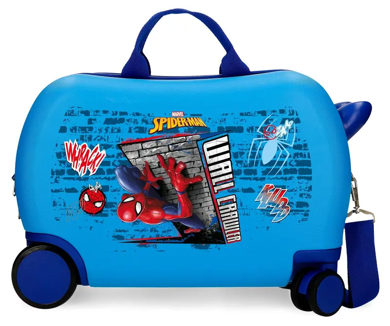 4271011 MALETA INF.ABS 4R.(2 MULTI.) 45CM. SPIDERMAN WALL CR