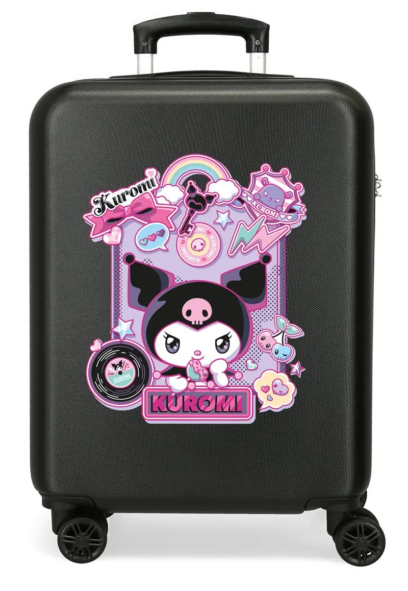 4281111 TROLLEY ABS 55CM.4R. KUROMI WONDER FEST NEGRO