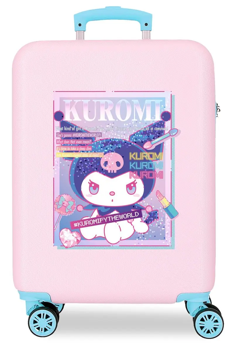 4281115 TROLLEY ABS 55CM.4R. KUROMI CURRENT MOOD ROSA