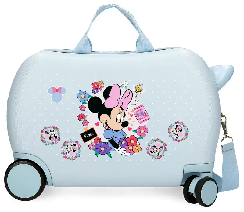 4311011 MALETA INF.ABS 4R.(2 MULTI.) 45CM. MINNIE FLOWERS AZ