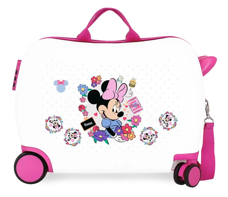 4319812 MALETA INF.ABS 4R.(2 MULTI.) 50CM. MINNIE FLOWERS BL
