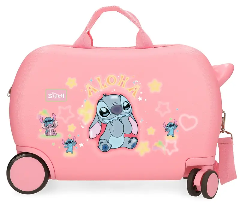 4351011 MALETA INF.ABS 4R.(2 MULTI.) 45CM. STITCH YOU&ME ROS