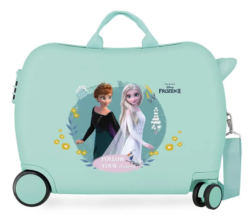 4449821 MALETA INF.ABS 4R.(2 MULTI.) 50CM. FROZEN FOLLOW YOU
