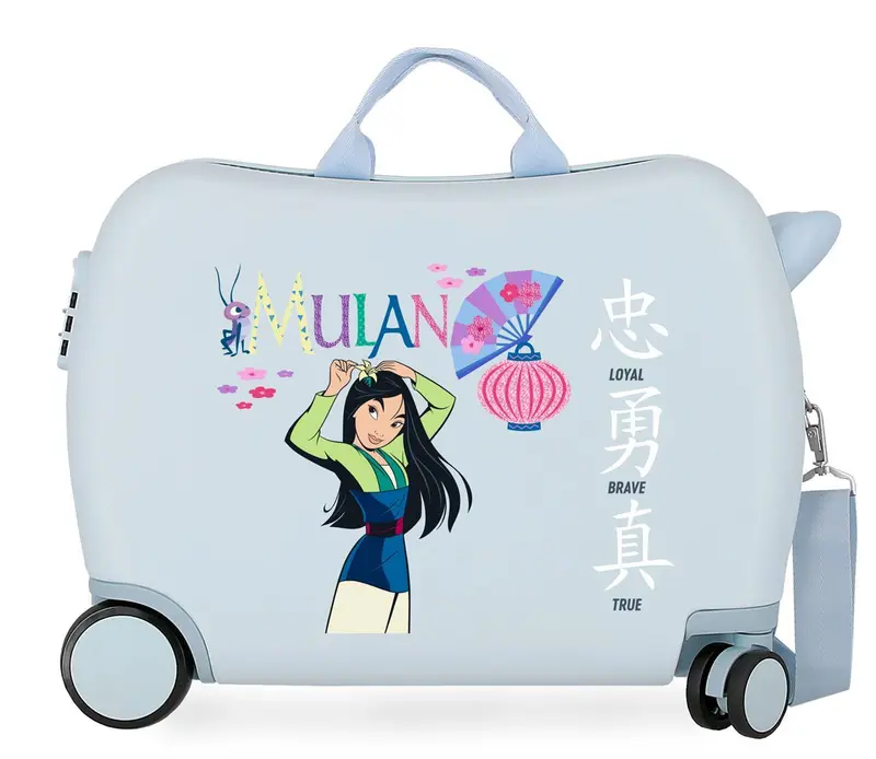 4489821 MALETA INF.ABS 4R.(2 MULTI.) 50CM. PRINCESS CELEBRAT