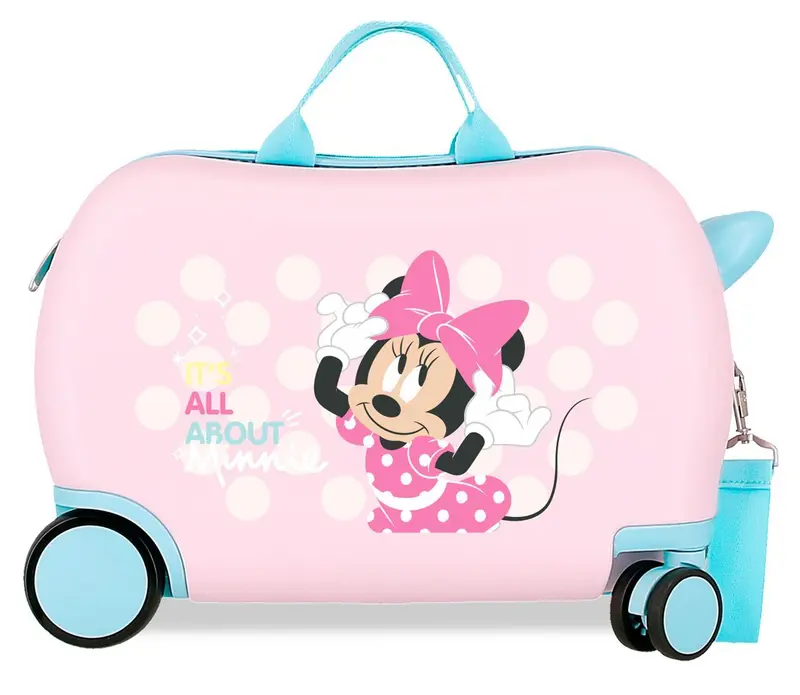 4561021 MALETA INF.ABS 4R.(2 MULTI.) 45CM. MINNIE PLAY ALL D
