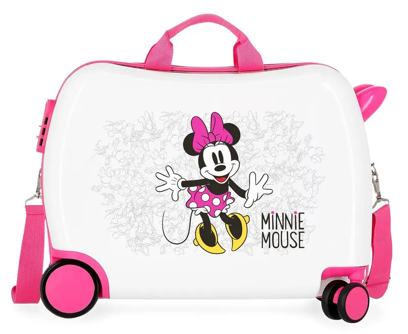 4689864 MALETA INF.ABS 4R.(2 MULTI.). MINNIE ENJOY THE DAY