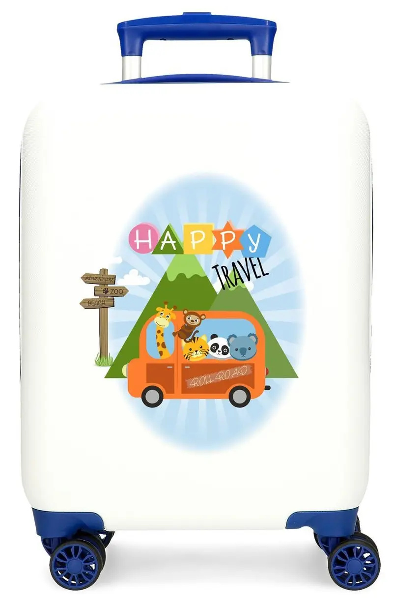 4741361 TROLLEY ABS 50 CM.4R ROLL ROAD LITTLE ME HAPPY
