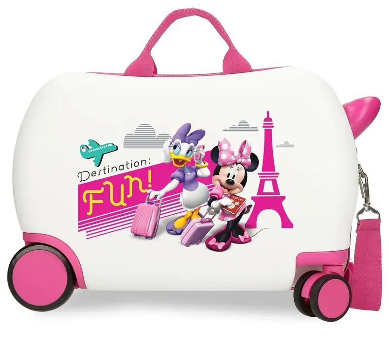 4751042 MALETA INF.ABS 4R.(2 MULTI.) 45CM.MINNIE & DAISY PAR