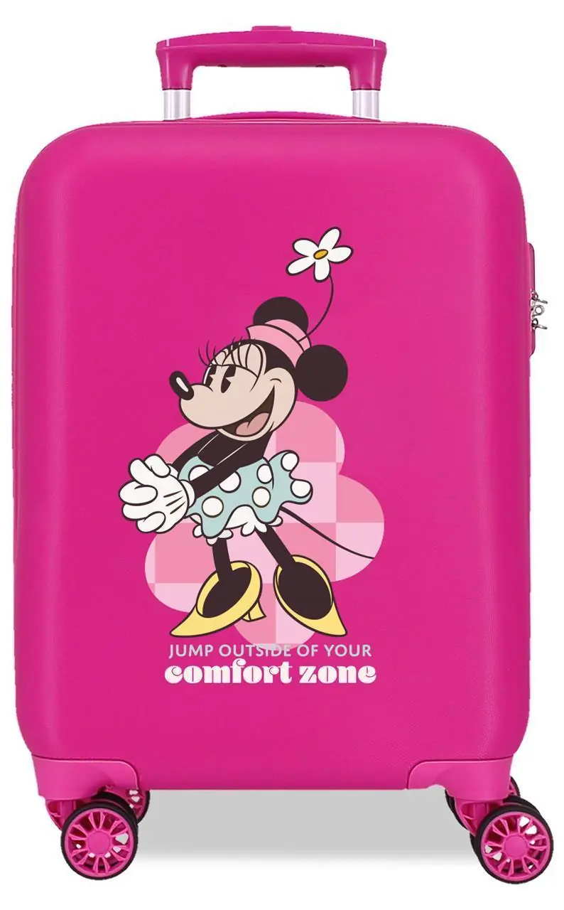 4771343 TROLLEY ABS 50CM. 4R. MINNIE CONFORT ZONE FUCSIA