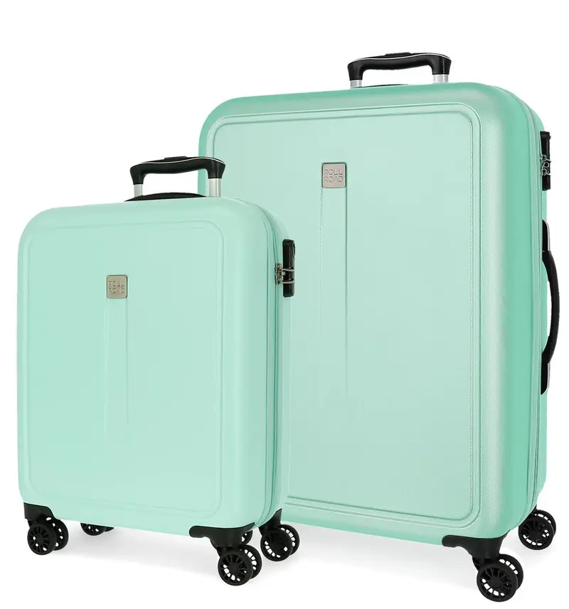 5069525 SET/2 TROLLEY ABS 55-68CM.4R.CAMBOYA TURQUESA