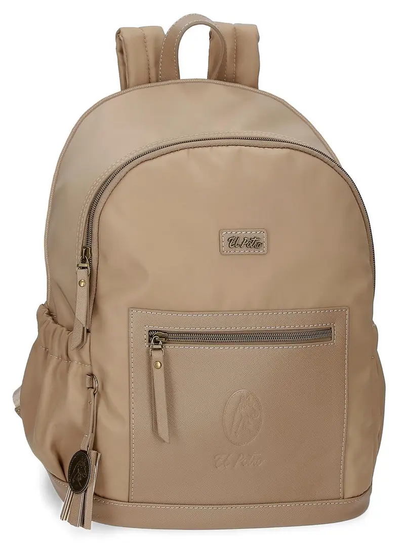5262322 MOCHILA 40CM. EL POTRO LAN BEIGE
