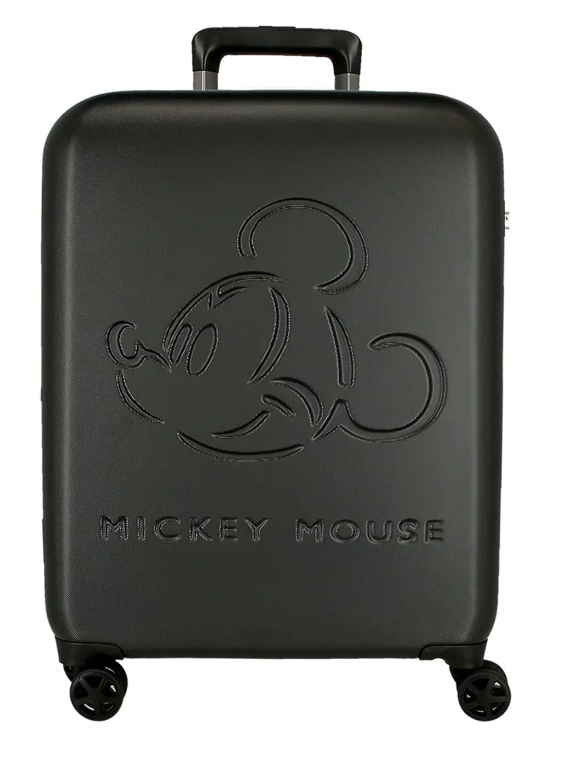 5419121 TROLLEY ABS 55CM. 4R. MICKEY GOOD TRIP NEGRO