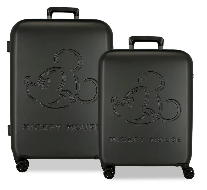 5419521 SET/2 TROLLEY ABS 55-70CM. 4R. MICKEY GOOD TRIP NUDE