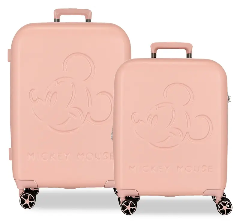 5419522 SET/2 TROLLEY ABS 55-70CM. 4R. MICKEY GOOD TRIP NUDE