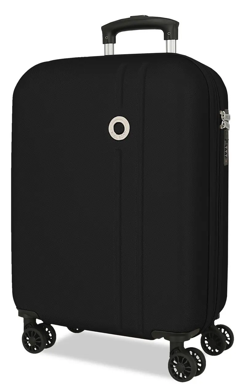 5428621 TROLLEY ABS 55CM. C/EXP. 4R. RR MENORCA NEGRO