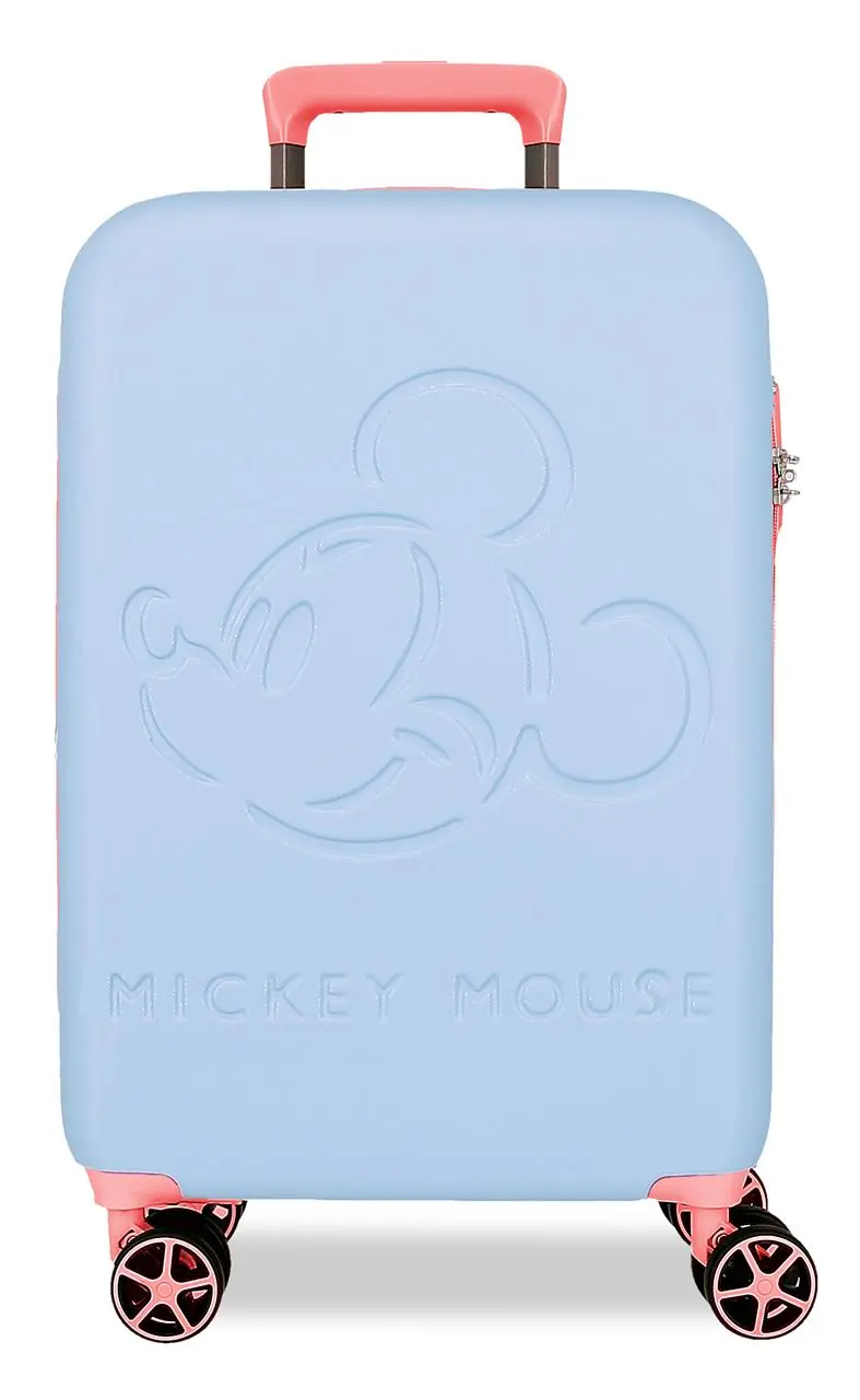 5438521 TROLLEY ABS 55CM. 4R. MICKEY CRAZY TRIP AZUL