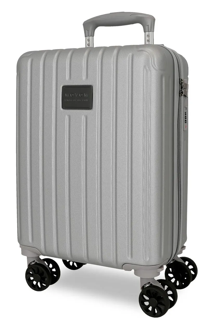 5556322 TROLLEY ABS 40CM. 4R. EXTRAIBLES. MOVOM TIMBER PLATA