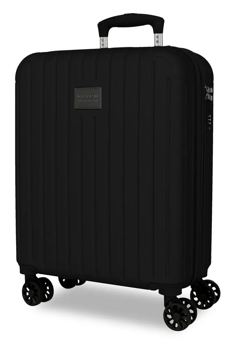 5558620 TROLLEY ABS 55CM. C/EXP. 4R. MOVOM TIMBER NEGRO