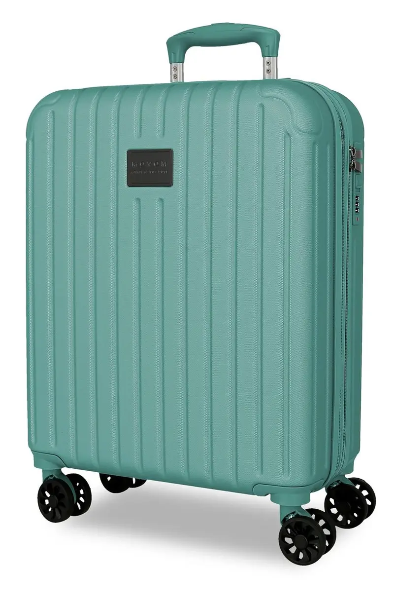 5558623 TROLLEY ABS 55CM. C/EXP. 4R. MOVOM TIMBER TURQUESA